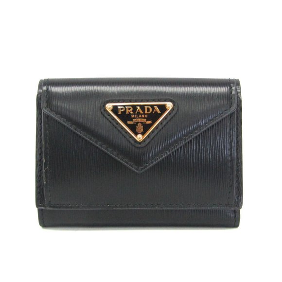 PRADA Black Leather Wallet - Picture 1 of 13